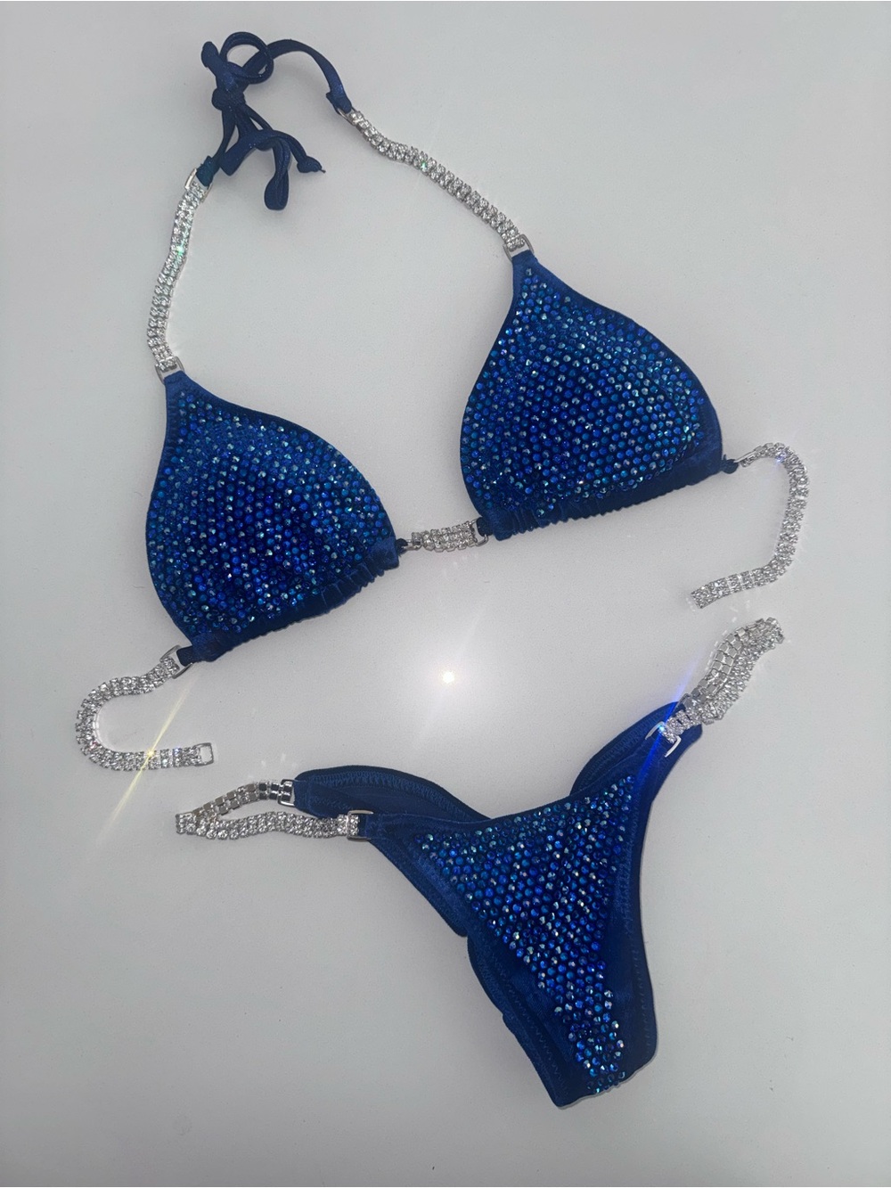 Toxic Angelz Competition Bikini Velvet Royal Blue NPC Competitor | Ultimate